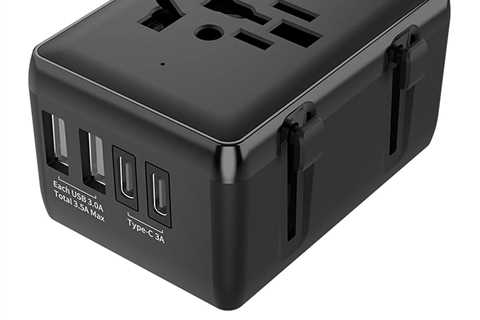 Universal Travel Adapter Review: Compact & Powerful!