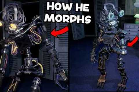 FNAF: SOTM Mimic Model Up Close & Morph in Slow Motion