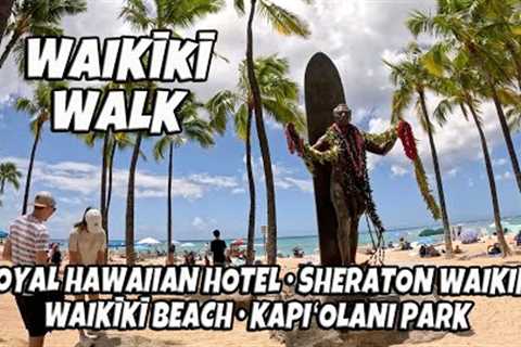 Waikiki Walk | Royal Hawaiian Center | Royal Hawaiian Hotel | Sheraton Waikiki | Waikiki Beach | Kap