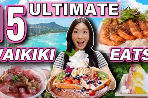 Ultimate WAIKIKI Food Guide: 15 MUST TRY SPOTS! || Local Favorites, Cheap Eats & Iconic Spots!