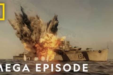 Secrets of WWII REVEALED | Drain the Oceans MEGA EPISODE | U-Boats, Warships, & Pearl Harbor