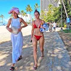 🌈 HAWAII TRAVEL 🌈 Walking To Hilton Hawaiian Village Resort in Waikiki